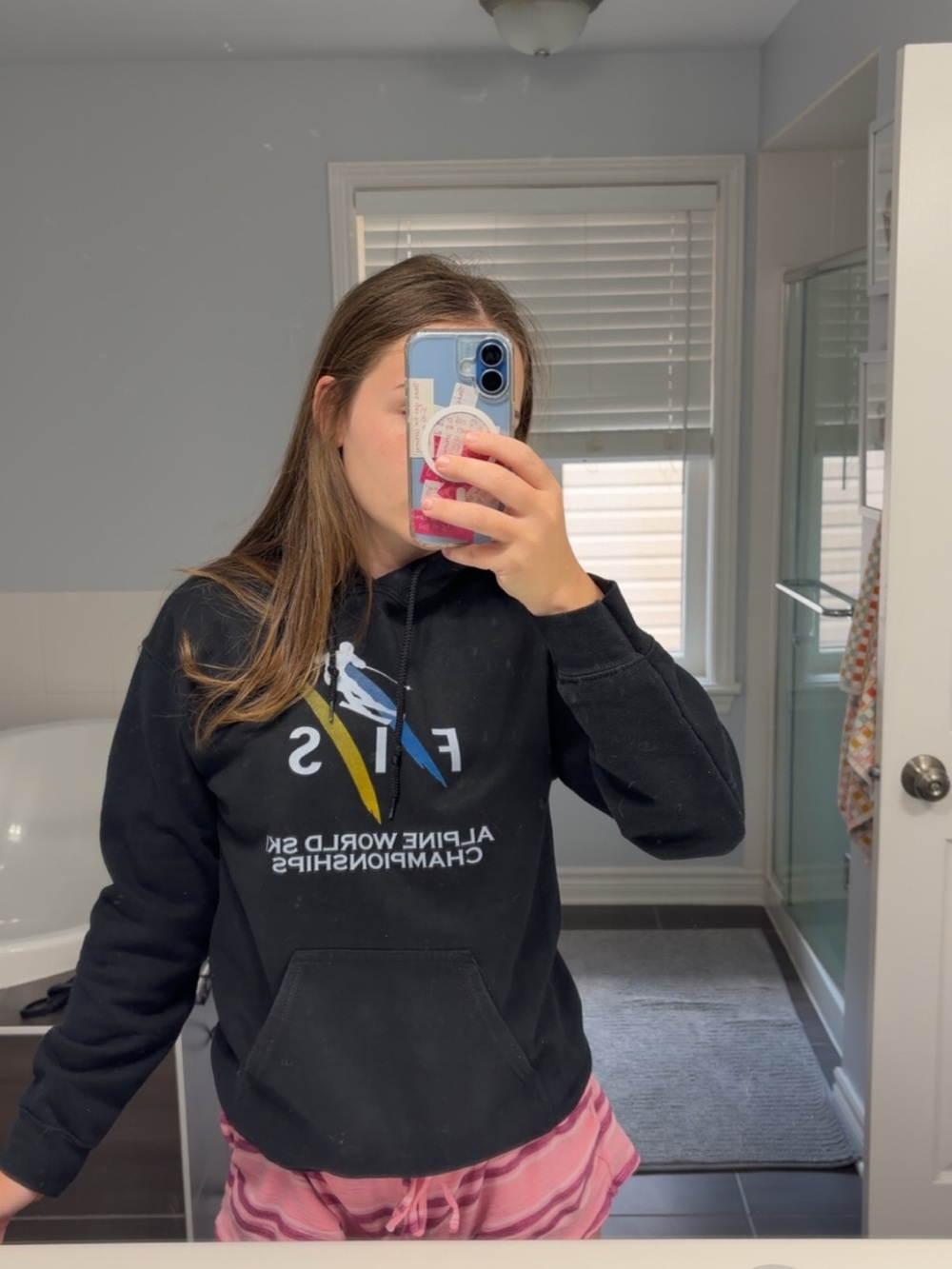 Black FIS Alpine World Ski Championships Hoodie